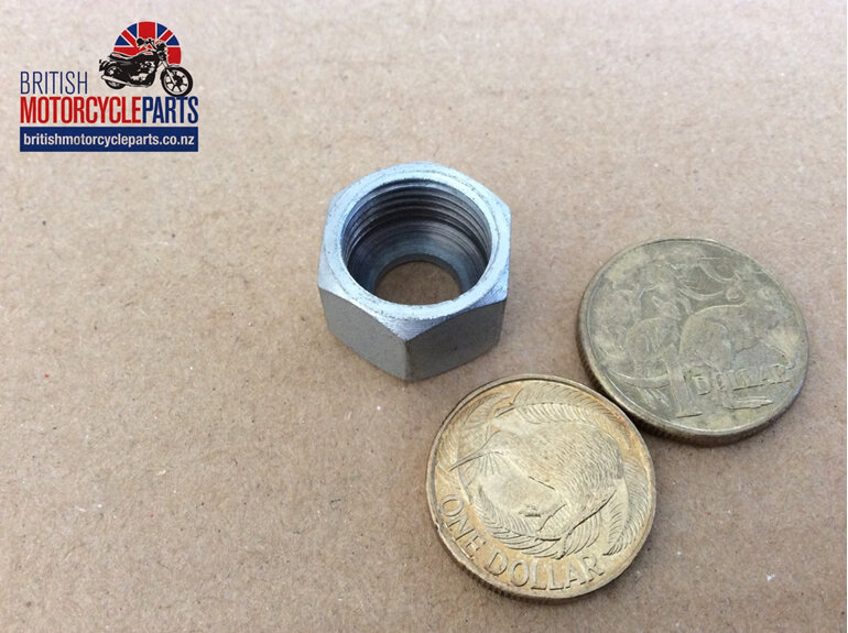 83-5891 Oil Feed Pipe Nut - T160 - British Motorcycle Parts Ltd - Auckland NZ