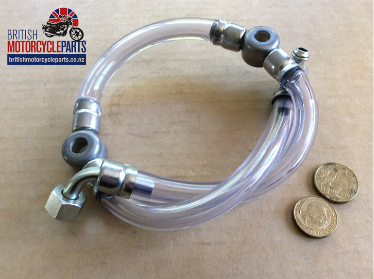 83-6209 Fuel Line Assembly - T140 OIF - UK Tank - British Motorcycle Parts NZ