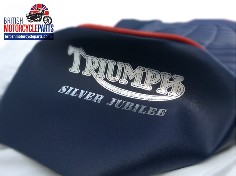 83-7086 Seat Cover Triumph T140 Jubilee 1977 UK - British Motorcycle Parts Ltd