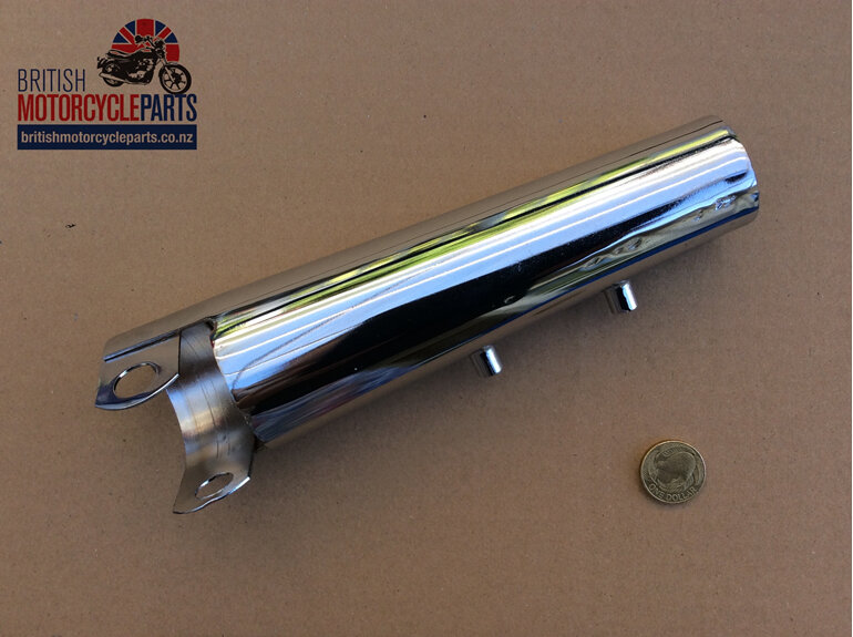 97-4557 Chrome Fork Cover LH - T160 T150 British Motorcycle Parts - Auckland NZ