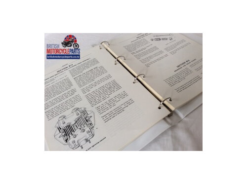 99-0883/0889 Workshop Manual Triumph 650cc 1963-70 - British Motorcycle Parts NZ