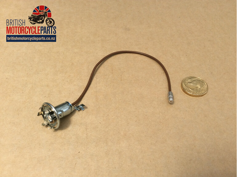 99-1213 Bulb Holder - Speedo Tacho Pilot - Metal Type - British Motorcycle Parts