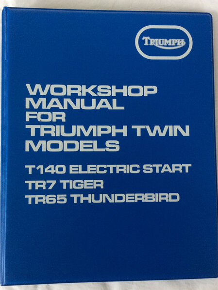 99-7059 Workshop Manual T140ES TR7 TR65 1982