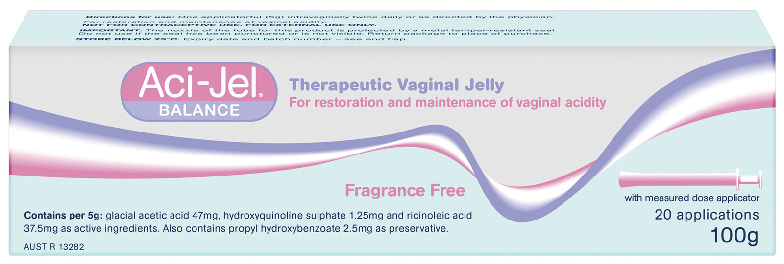 Aci-Jel Vaginal Jelly 100g - ASP Medical Online Pharmacy 