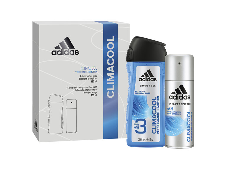 adidas Climacool Male Antiperspirant Deodorant 150 & Shower Gel 250ml