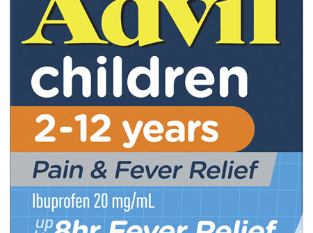 Advil Children Pain & Fever Relief Strawberry Banana 200ml