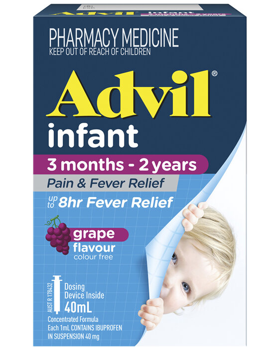Advil Infant Pain & Fever Relief Grape 40ml
