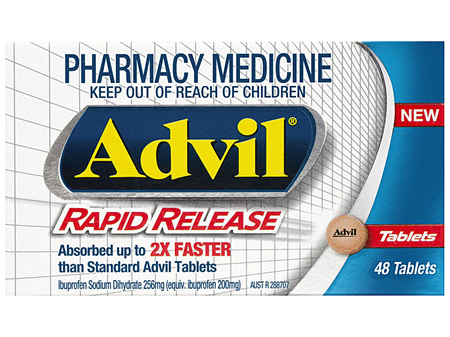 Advil Rapid Release 48 Tablets