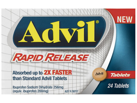 Advil Rapid Release Tablets 24 Pack