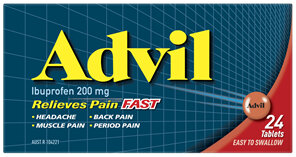 Advil Tablets 200mg Ibuprofen 24 Pack