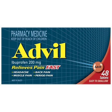 Advil Tablets 200mg Ibuprofen 48 Pack
