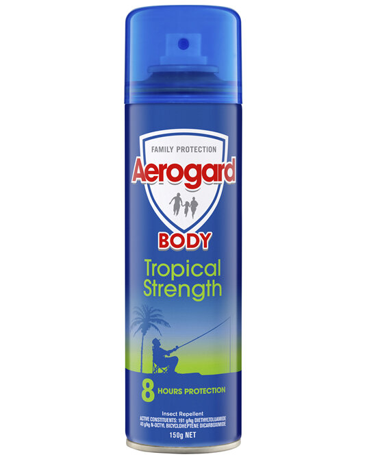 Aerogard Body Tropical Strength 150g