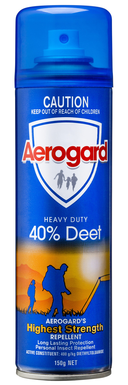 Aerogard Heavy Duty 40% Deet Insect Repellent Aerosol Spray 150
