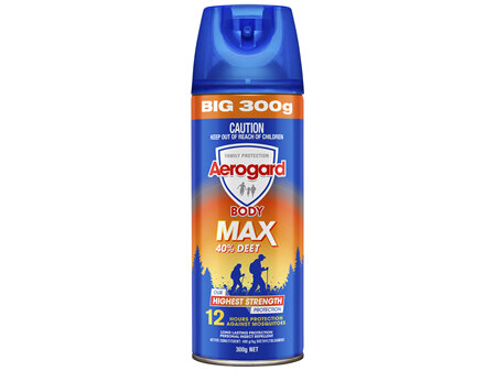 Aerogard Heavy Duty 40% Deet Insect Repellent Aerosol Spray 300g