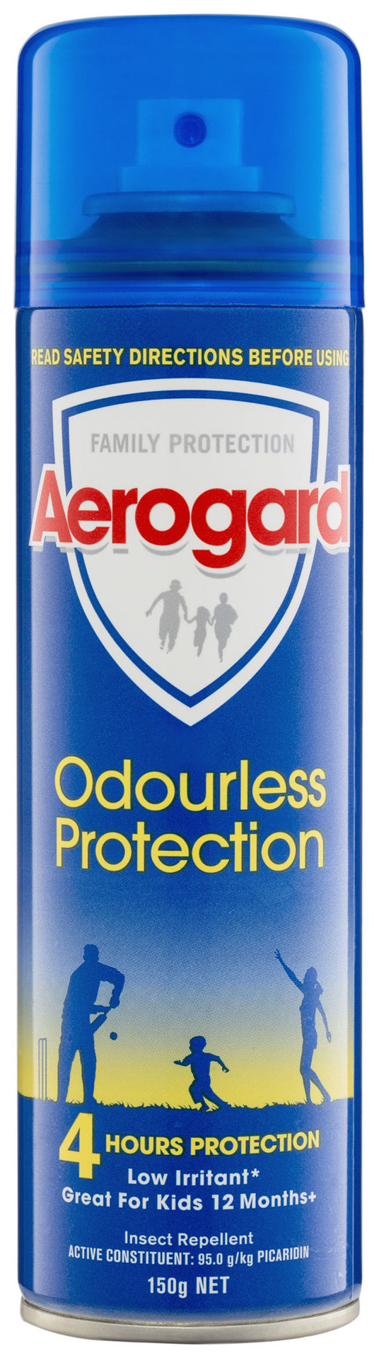 Aerogard Odourless Protection Insect Repellent Aerosol Spray 150G