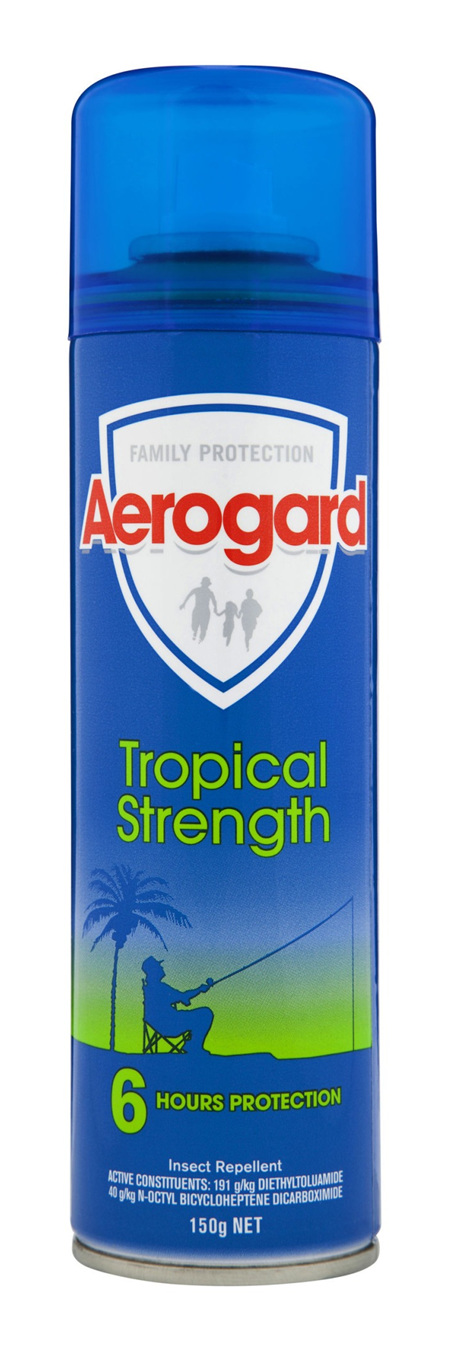 Aerogard Tropical Strength Insect Repellent Aerosol Spray 150g