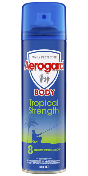 Aerogard Tropical Strength Insect Repellent Aerosol Spray 150g