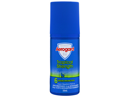 Aerogard Tropical Strength Insect Repellent Roll On 50ml