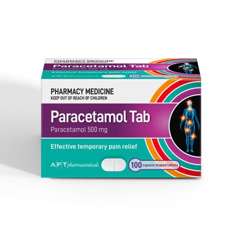 AFT- Paracetamol - 100 - Smith's Pharmacy - online- nz