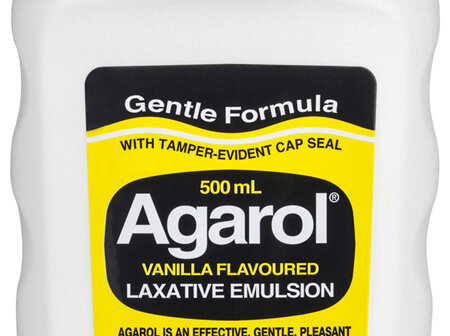 Agarol Laxative Liquid Vanilla 500mL