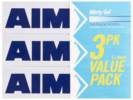 Aim Minty Gel Value Pack 3 Pack
