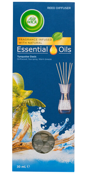 Air Wick Essential Oils Reed Diffuser Turquoise Oasis 30mL