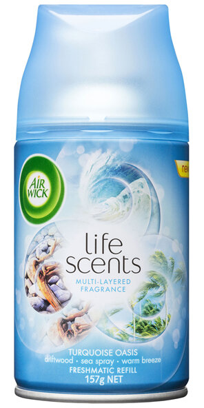 Air Wick Life Scents Freshmatic Automatic Air Freshener Refill Turquoise Oasis 157g