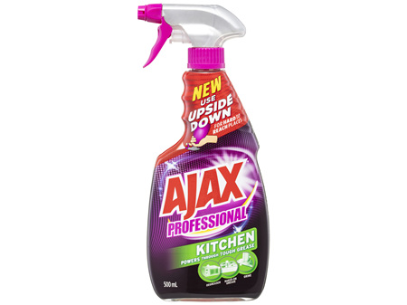 Ajax Professional Kitchen Power Degreaser Cleaner, 500mL, Trigger Surface Spray