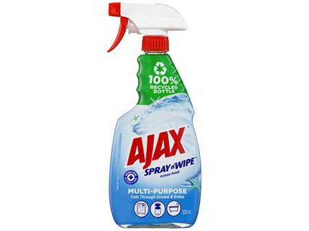 Ajax Spray n' Wipe Multi-Purpose Antibacterial Disinfectant Cleaner Trigger Surface Spray Ocean