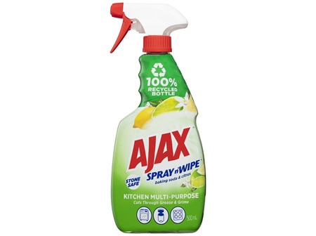 Ajax Spray n' Wipe Multi-Purpose Kitchen Household Cleaner Trigger Surface Spray Baking Soda &
