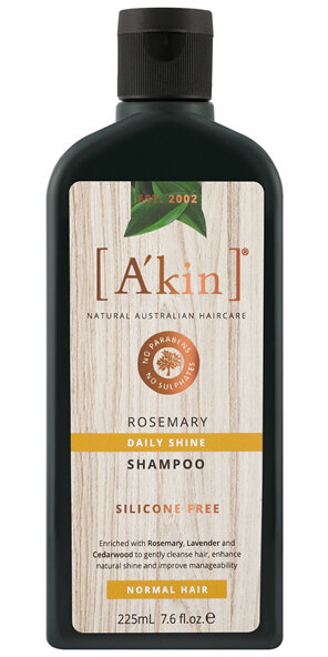 A'kin Daily Shine Rosemary Shampoo 225mL