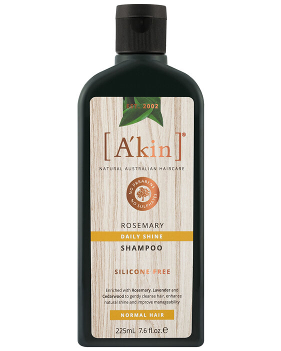 A'kin Daily Shine Rosemary Shampoo 225mL