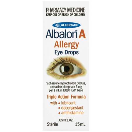 Albalon A Allergy Eye Drops 15mL