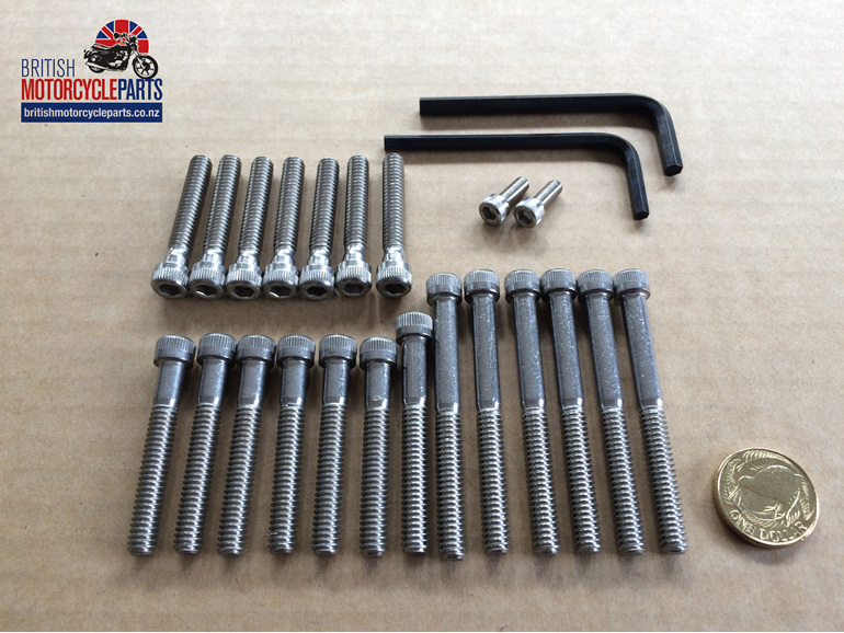 Allen Screw Set BSA 1968on British Motorcycle Parts Ltd Auckland NZ