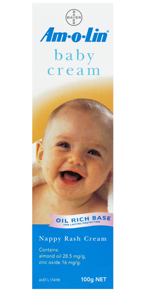 Amolin Nappy Rash Baby Cream 100g