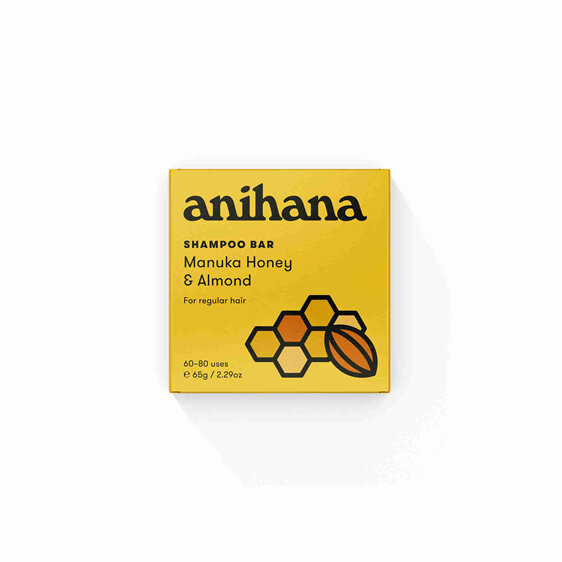 anihana Manuka Honey and Almond Shampoo Bar 65g
