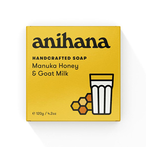 anihana manuka honey goat milk soap