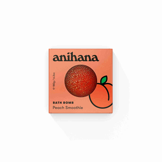 anihana Peach Smoothie Bath Bomb 180g