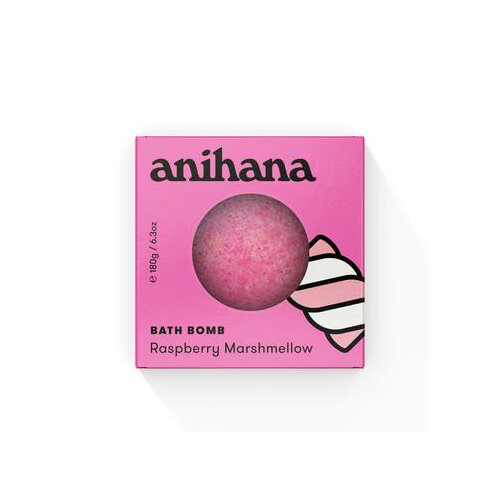 anihana raspberry marshmallow bath bomb