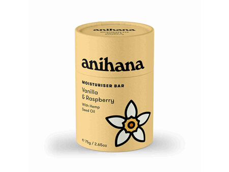 anihana Vanilla and Raspberry Solid Moisteriser 75g