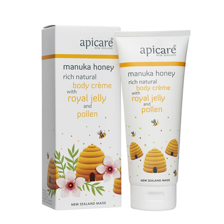 APICARE Royal Jelly & Pollen Rich Natural Body Creme 200g