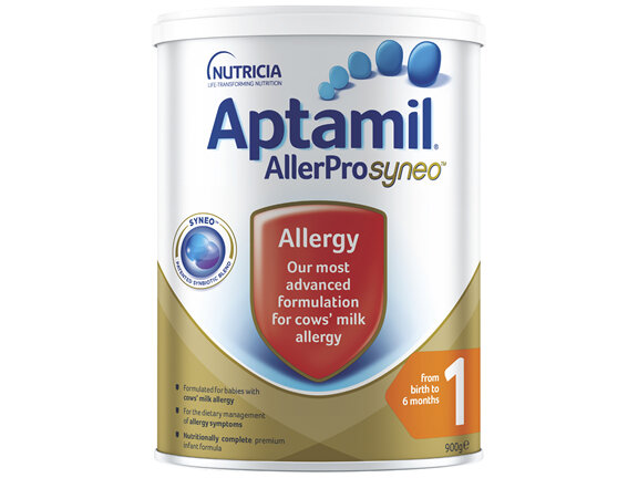 Aptamil AllerPro Syneo 1 Allergy Premium Baby Infant Formula From Birth to 6 Months 900g