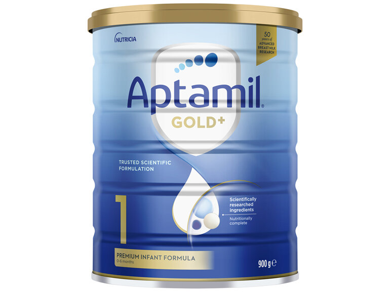 Aptamil Gold+ 1 Premium Infant Formula 0-6 Months 900g