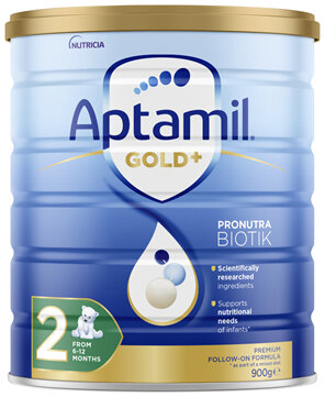 Aptamil Gold+ 2 Premium Follow-On Formula From 6-12 Months 900g