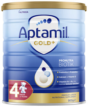 Aptamil Gold+ 4 Premium Junior Nutritional Supplement From 2 Years 900g