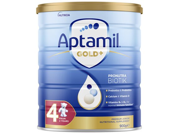 Aptamil Gold+ 4 Premium Junior Nutritional Supplement From 2 Years 900g