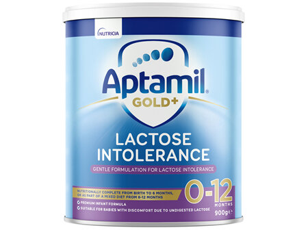 Aptamil Gold+ De-Lact Baby Infant Formula Lactose Free From Birth to 12 Months 900g