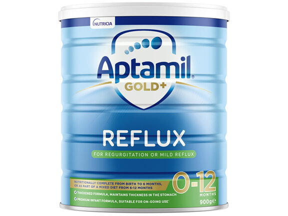 Aptamil Gold+ Reflux Baby Infant Formula Regurgitation or Mild Reflux From Birth to 12 Months 900g