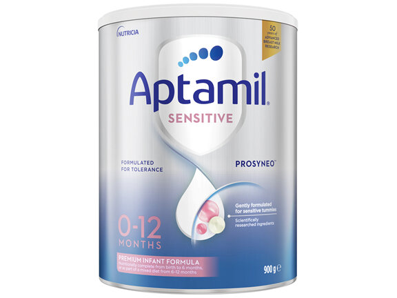 Aptamil Sensitive Premium Infant Formula From Birth to 12 Months 900g