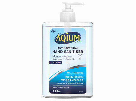 Aqium Antibacterial Hand Sanitiser 1L
